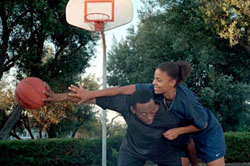 A scene from 'Love and Basketball'