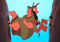 A scene from 'The Emperor's New Groove'
