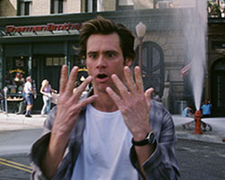 A scene from 'Bruce Almighty'