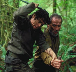 A scene from 'The Hunted'