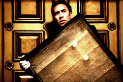 A scene from 'National Treasure'