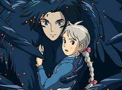 A scene from 'Howl's Moving Castle'