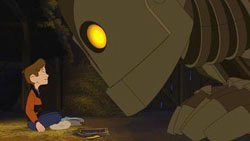 A scene from 'The Iron Giant'
